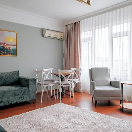 Flat W Balcony 8 Min To Kadikoy Square Daire İstanbul